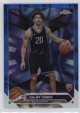 2023-24 Topps Chrome Blue Lava Refractor /149 Colby Jones #91 k2j
