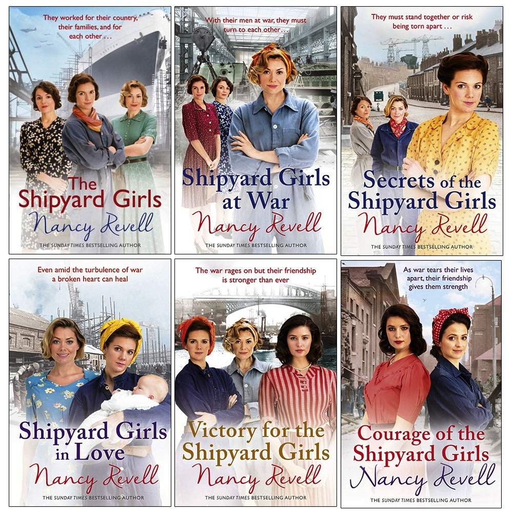Nancy Revell Unisex Dark The Shipyard Girls Series 6 Books Collection Set By - Fiction - Paperback - Image 2