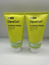 Lot 2-Plumping Primer Gel by DevaCurl for Unisex - 5 oz Gel Each- SEALED