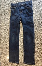 Pantalones de mezclilla GAP para niños súper ajustados azules lavado medio niñas talla 12 regular