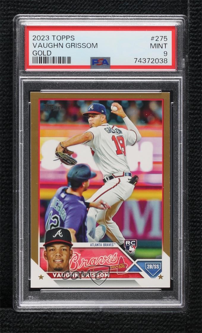 2023 Topps Series 1 Gold /2023 Vaughn Grissom #275 PSA 9 MINT Rookie RC