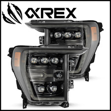 Alpharex Alpha-black Nova Led Projector Headlights 2021-23 F150 Whalogen Lights Alpharex Alpha-black Nova Led Projector Headlights 2021-23 F150 Whalogen Lights