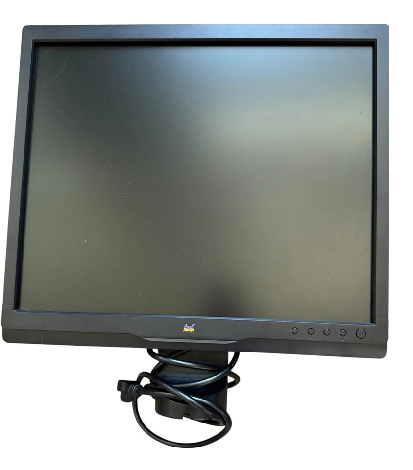 ViewSonic VA708A-R 17" LCD Dual/2 Monitors w/VIVO C-Clamp Dual Monitor Stand - Image 3 of 4