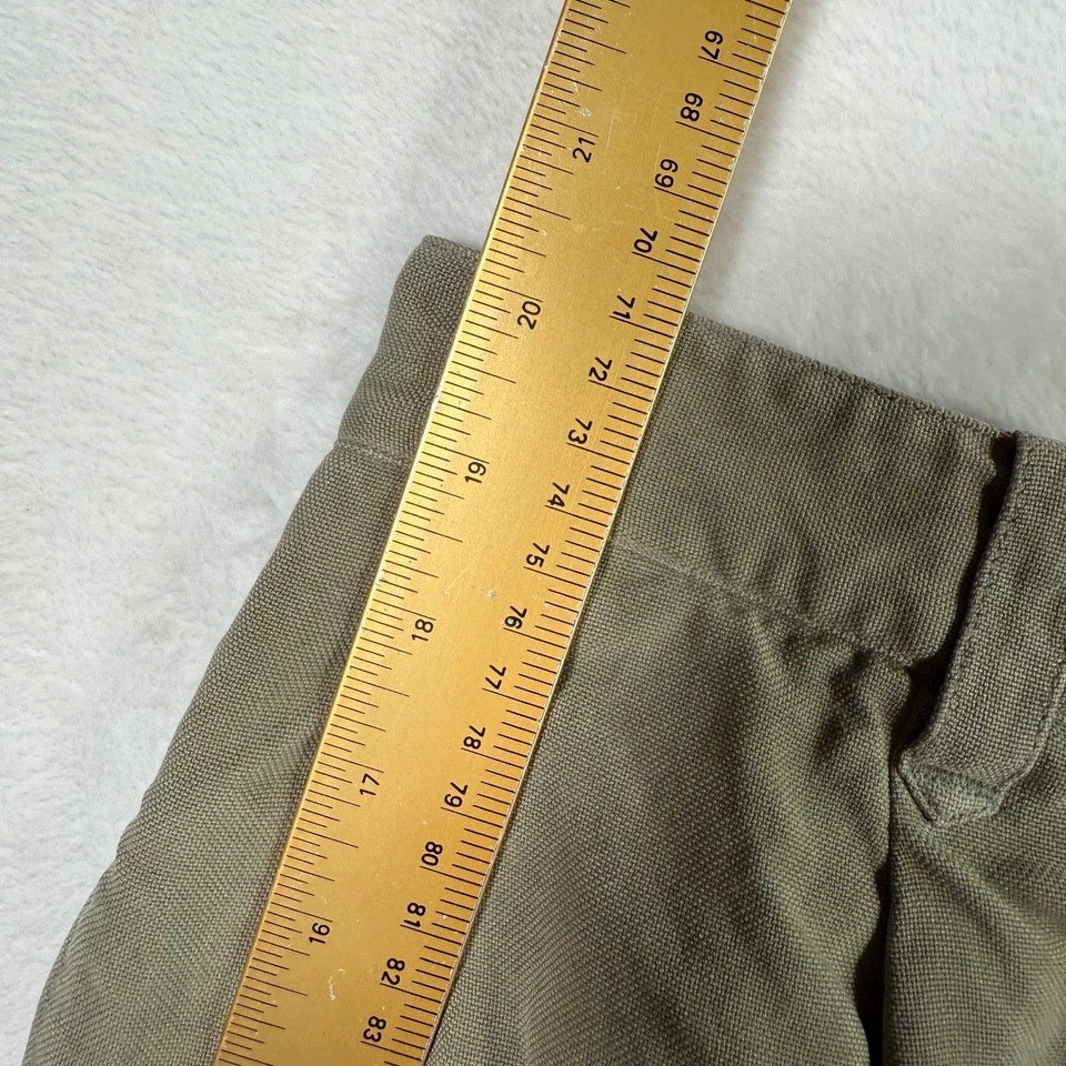 Pantalones Cortos de Golf Tommy Bahama Para Hombres Mezcla de Seda Plisados Talla 38 Verde Oliva Foto 3 de 4