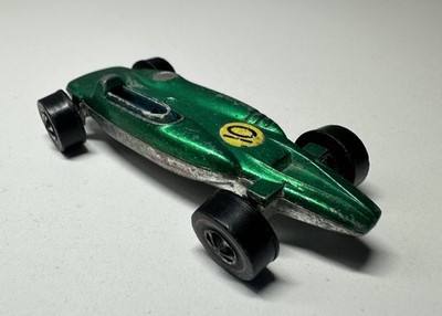 Hot Wheels Vintage 1969 Shelby Turbine Redline Green Hong Kong Diecast Car