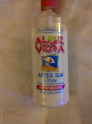 NEW / FRUIT OF THE EARTH / ALOE VERA / AFTER SUN LOTION / 20 FL OZ / 90% FULL  