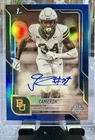 2025 Bowman Chrome University Football Blue Refractor Josh Cameron #60