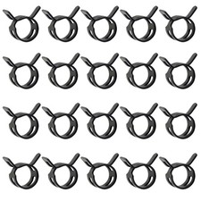 Murtenze 20 Pcs 12mm Spring Band Type Clamps,...