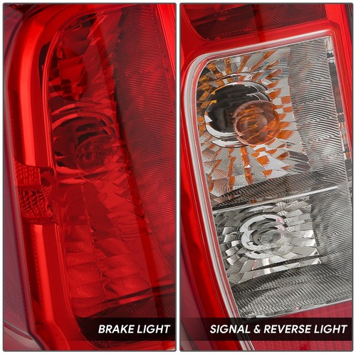 Fit 05-21 Nissan Frontier Equator Chrome Housing Red Lens Left Side Taillight - Bild 3 von 7