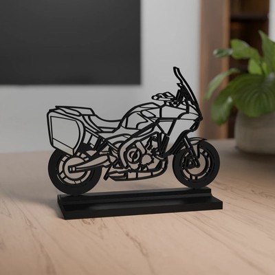 Yamaha Tracer 9 Y-AMT Modell 3D Dekoration - Geschenk für Motorradfans