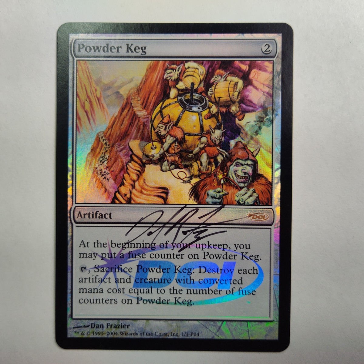 MTG Powder Keg Player Rewards (FOIL) - Signed by Artist Dan Frazier | eBay MTG Powder Keg Player Rewards (FOIL) - Signed by Artist Dan Frazier | eBay