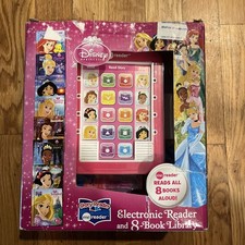 NEW-Disney Princess-Electronic Reader  8 Book Library-me reader-Reads Aloud