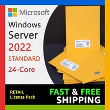 Microsoft Windows Server 2022 Standard 24 Core License Key 10 CALS P73-08346