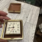 Vintage Westclox Retro Wind Up Travel Alarm Clock Folding Case With Box #44514 — photo 8
