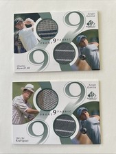2002 SP Game Used Edition Front 9 Fabric Double /200 Rodriguez Sergio Garcia (2)