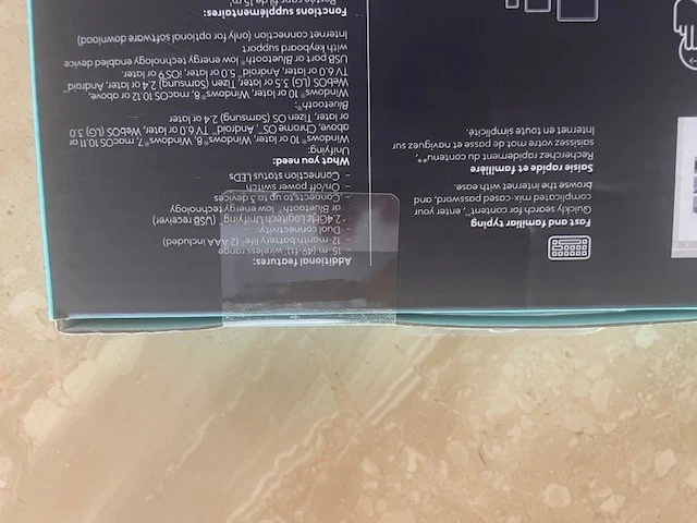 NEW SEALED BOX Logitech K600 Wireless TV Keyboard with Integrated Touchpad - Image 3 of 4