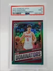 REED SHEPPARD 2024-25 OPTIC ELITE DOMINATORS ROOKIE GREEN RC /5 PSA 9 Q2620