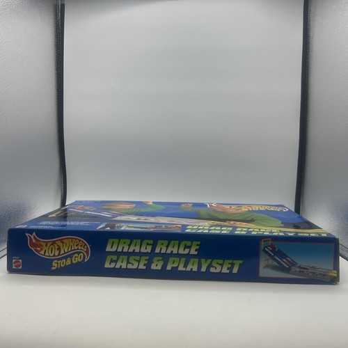 1995 Hot Wheels Sto & Go Drag Race Case & Play Set Vintage - Picture 4 of 7