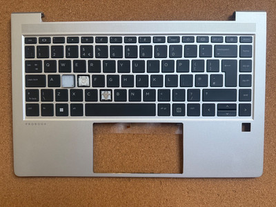 HP ProBook 445 G10 Series Backlit UK Keyboard - 1 Taste + Scharniere + Rubber Cup