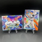 Ohtani Betts Cosmic Dual Star Clusters + Shohei Ohtani Checkerboard Finest Lot