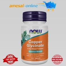 Supplements, Copper Glycinate with 3Mg Albion Copper, Promotes Structural Health