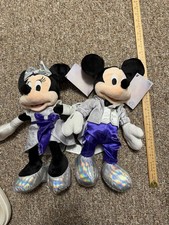 Disney 100 Years Of Wonder Mickey Minnie Mouse Plushes Set New with Tags