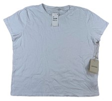 Mother The Lil Goodie Goodie Short Sleeve T-Shirt Bright White Size Large NWT