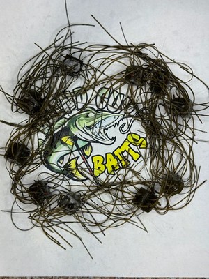 Long Fuzzy Salty Watermelon Dice with Green Pumpkin Wigglers Rattles 5 Pack