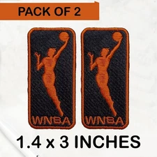 Pack Of 2 WNBA Basketball Logo Iron On Patch - Sew Patch - Embroidered Patch