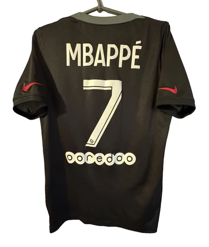 PSG PARIS SAINT GERMAIN 2021/2022 THIRD #7 MBAPPE SHIRT JERSEY NIKE YOUTH XL 15+