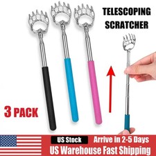 Bear Claw Telescopic Metal Back Scratcher Back Extendable Massager Gift 3Pack US