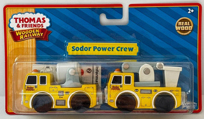 Sodor Power Crew - Thomas & Friends Wooden Railway Rare Train Engine LC98128