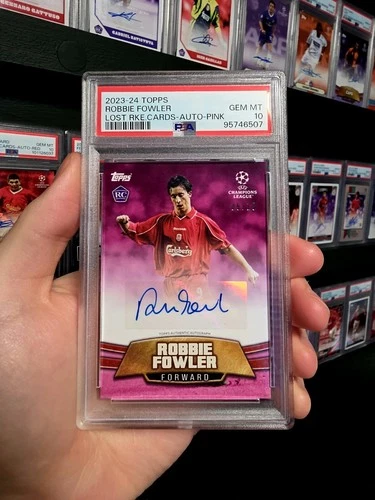 Robbie Fowler - Topps "The Lost Rookie" Auto /10 - PSA 10 - Liverpool