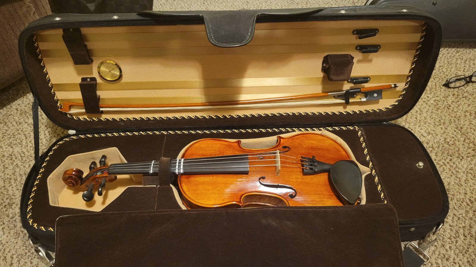 Violin 4/4 Handmade Professional Player with Bow and Case