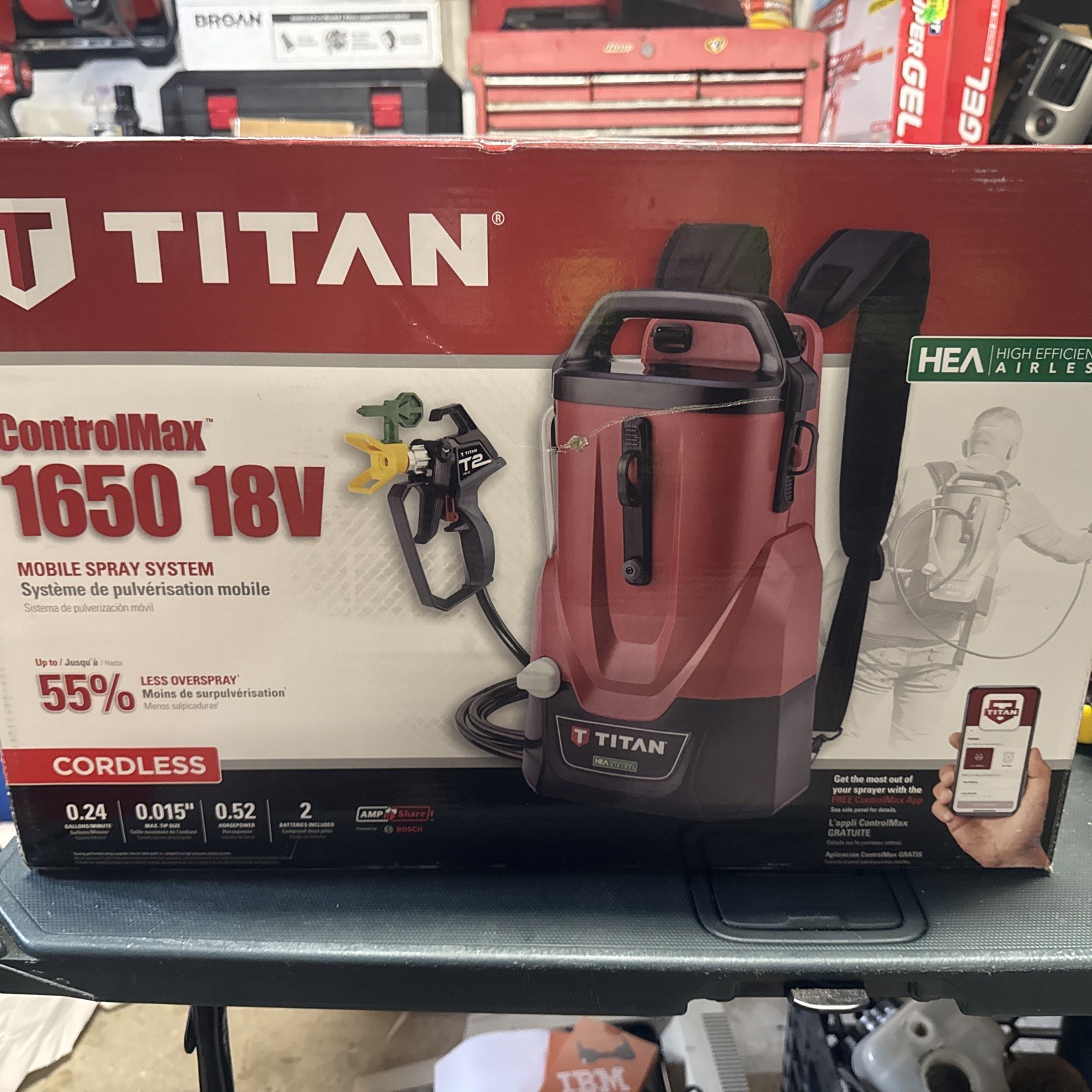 TITAN ControlMax 1650 18V Cordless High Efficiency Airless P