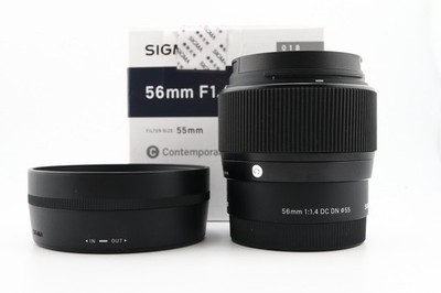 Sigma 56mm f/1.4 DC DN Contemporary Lens for Sony E mount Black 58886102