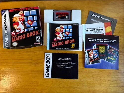 Super Mario Bros. Classic NES Series Complete In Box (CIB) Gameboy Advance