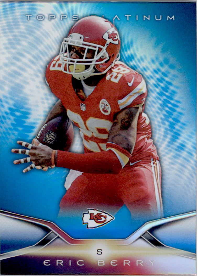 2014 Topps Platinum Football Blue Wave Refractor Parallel Singles - You Choose