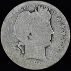 1896-O BARBER QUARTER ✪ AG ABOUT GOOD ✪ 25C SILVER COIN 48M ◢TRUSTED◣