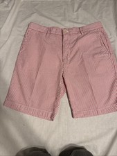vineyard vines breaker shorts light pink striped 9  Inseam Sz 34