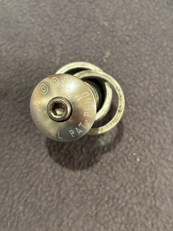 LOOK Alloy Headset Expander Bolt Assembly – Vintage 1990s