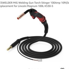 YESWELDER MIG Welding Gun 100A 10ft for Lincoln Magnum 100L