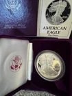 PROOF 1989-S Silver Eagle in MINT Box w/COA FREE SHIP