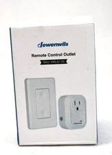 Dewenwils Remote Control Outlet Wireless Wall Mounted Light Switch HRLS11N