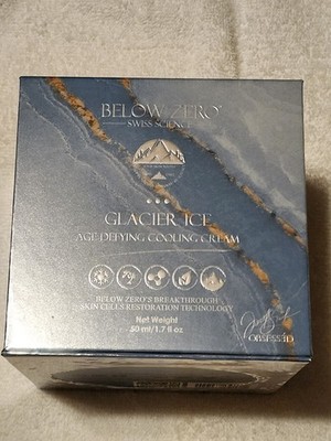 Below Zero Glacier Ice Age Defying Cooling Cream Luxury 50ml / 1.7 oz New-Sealed