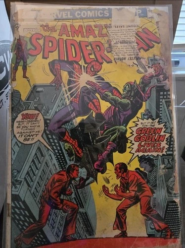 Amazing Spider-Man #136 1st Harry Osborn as Green Goblin (Water Damage) Raw 1.0