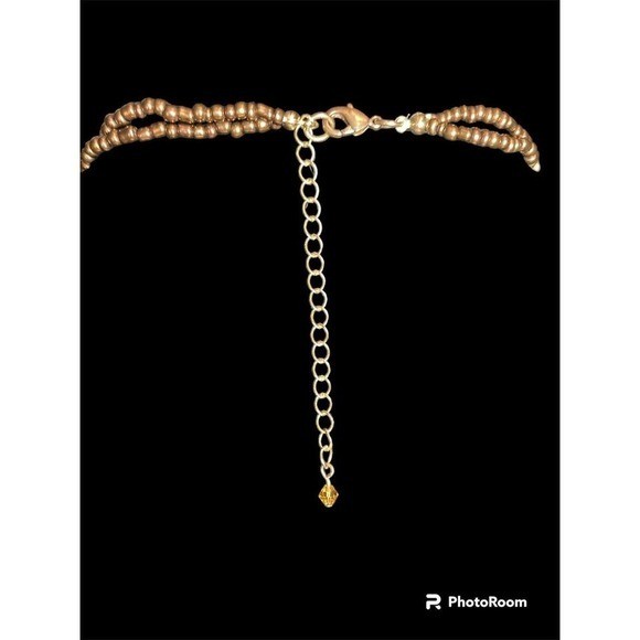 Boho Statement Pendant Necklace Multicolored Bead… - image 3