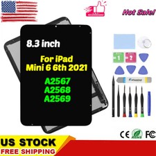 8.3" for iPad Mini 6 6th 2021 A2567 LCD Screen and Repair Kit+Sleep/Wake Sensor