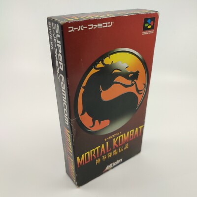 Mortal Kombat Japan Boxed Super Famicom Game | eBay