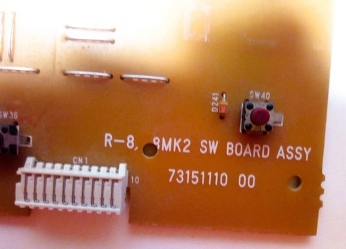 Panel board SW for roland r8, mk2 Roland R8, R-8 MKII, ASSY 73151110 00 - Picture 2 of 6